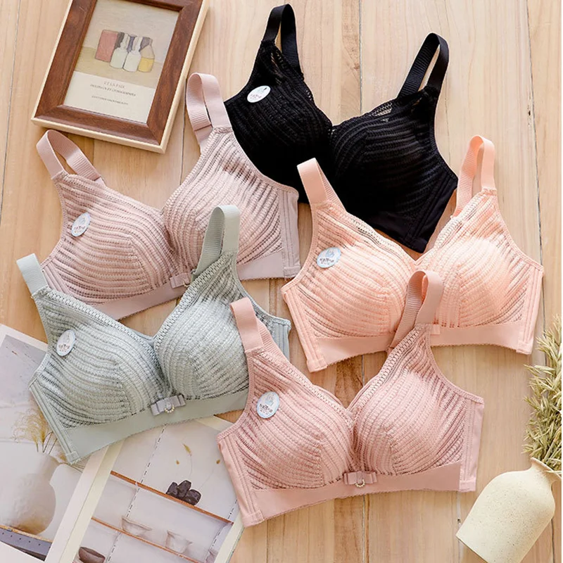 

Push Up Bras For Women Soft Comfortable Underwear Wire Free Bralette Full Cup Thin Tube Top Brassiere Female Lingerie Intimate
