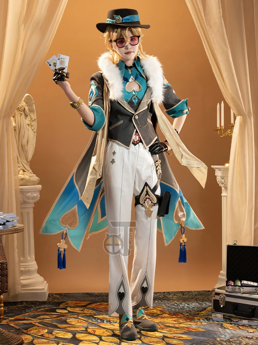 Игры Honkai Звездный рельс авантюрин косплей костюм парик обувь униформа для