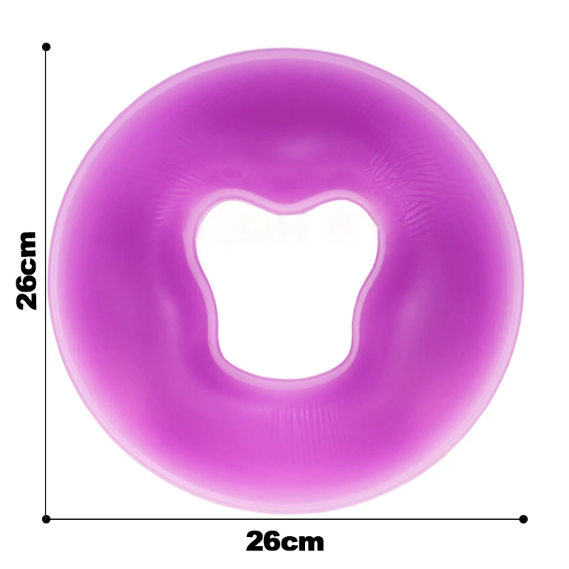 Сетчатая Нескользящая мягкая Массажная силиконовая подушка для спа-массажа