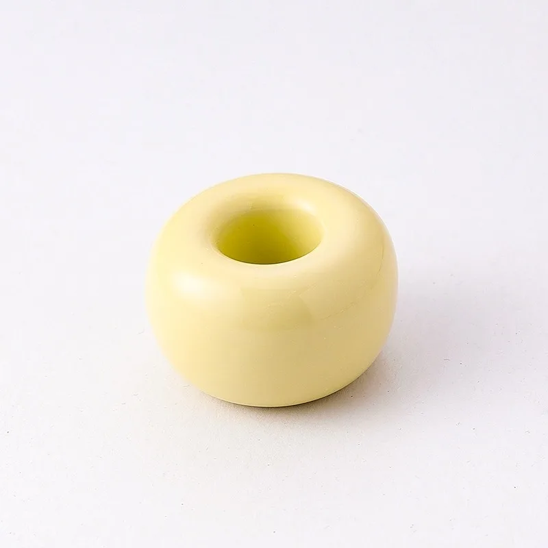

2 шт., мини-пончик, керамический держатель для зубных щеток, украшения, минималистичная мебель, офисные принадлежности, многофункциональный держатель для ручек для кистей