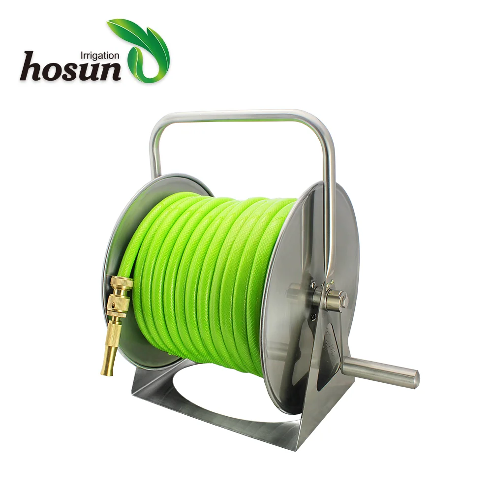

Ready to ship lower price garden irrigation portable metal water hose reel