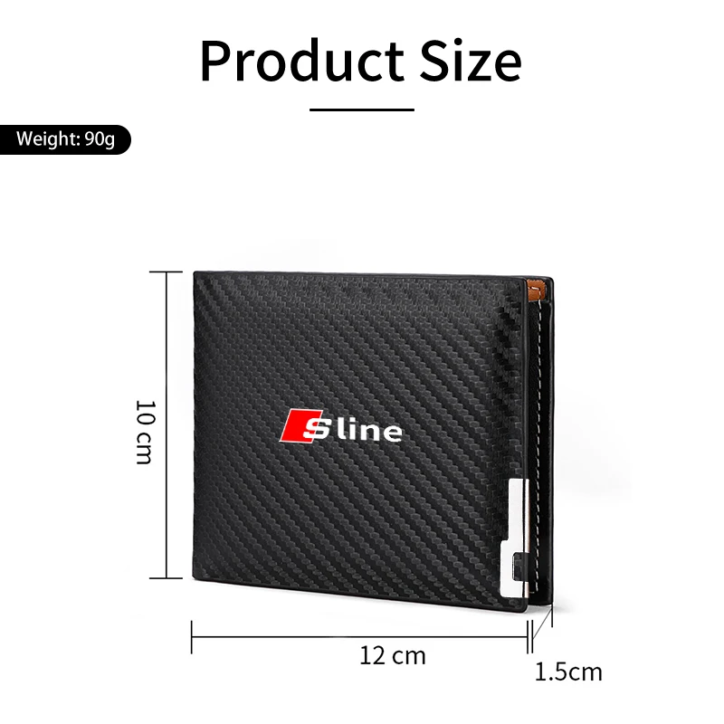 Бумажник из углеродного волокна для хранения водительских прав автомобильные