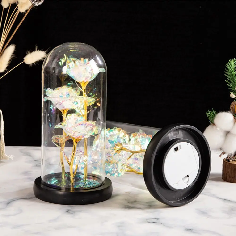 

New Luminous Wedding Deco Creative Ornaments Valentine's Day Gift Flower Rose
