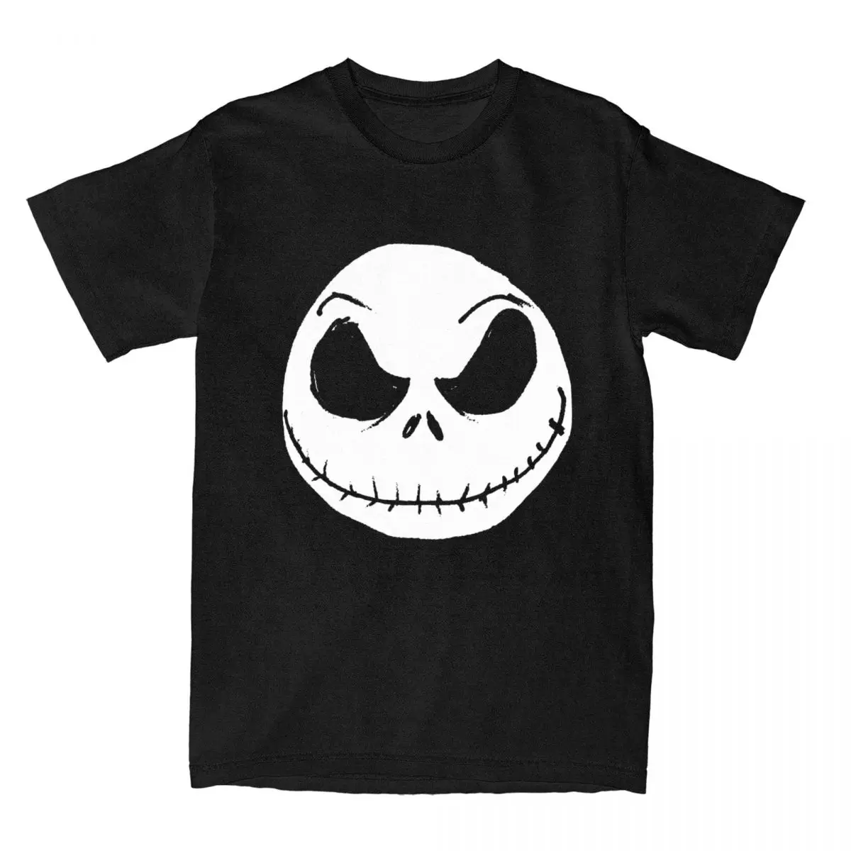 Футболка с коротким рукавом и круглым вырезом из хлопка