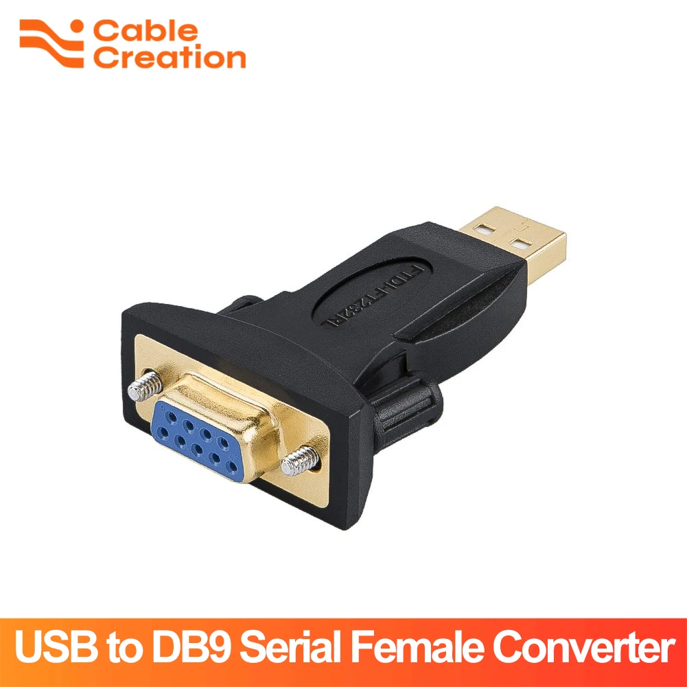CableCreation USB к DB9 последовательный Переходник RS232 адаптер с чипом PL2303 поддерживает