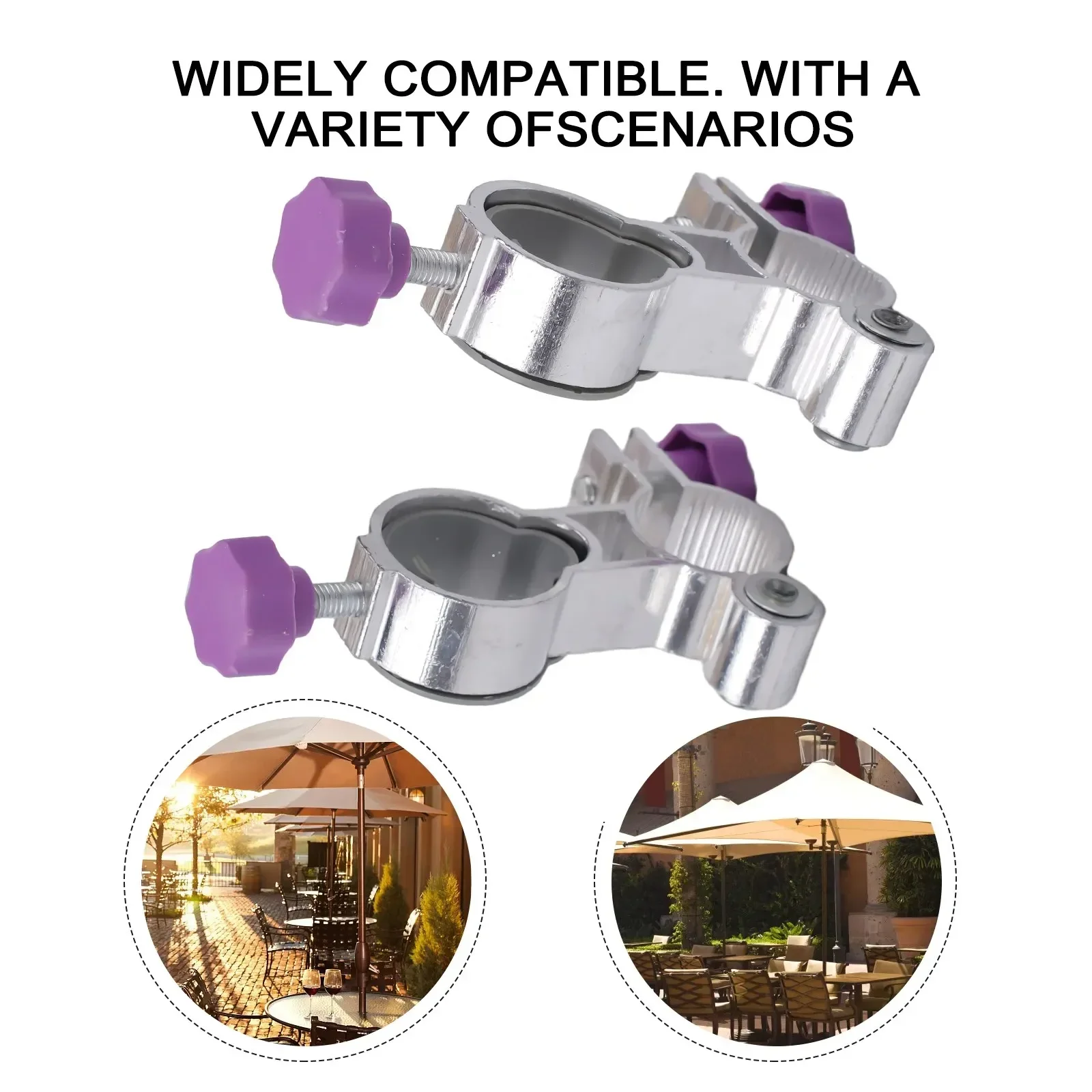 2 шт. фиксированные зажимы кронштейны зажим на крепление 25 мм для уличного