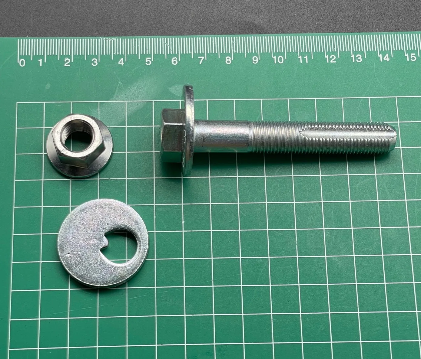 

for Mitsubishi Outlander ASX lancer Rear Suspension Front Toe Angle Adjustment Screw Nut Washer