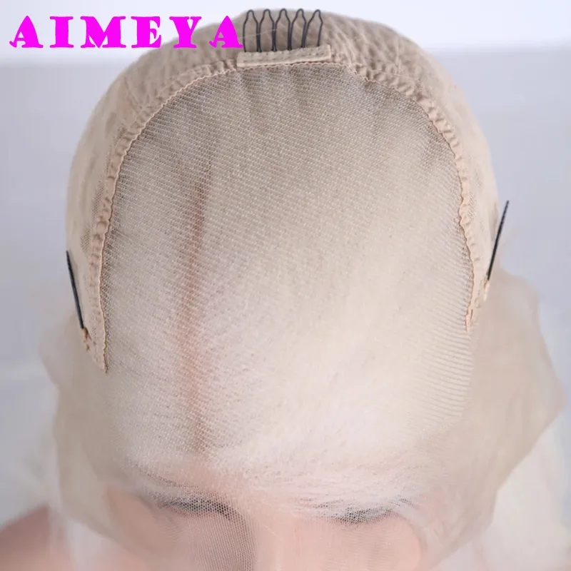 AIMEYA Новинка зеленый длинный шелковый прямой парик 13X 6 кружевной передний