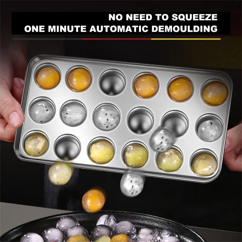 

Creative Easy Demoulding Ice Lattice 304 Stainless Steel Ice Tray Mold Home And Bar Jelly Mold Tray Wholesale Hot 2023