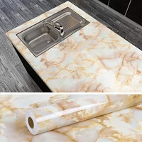 Wokhome Marble Self-Adhesive Wallpaper Vinyl Film Roll Wall Stickers for Cabinets Countertops Kitchen Decorative Home Decor