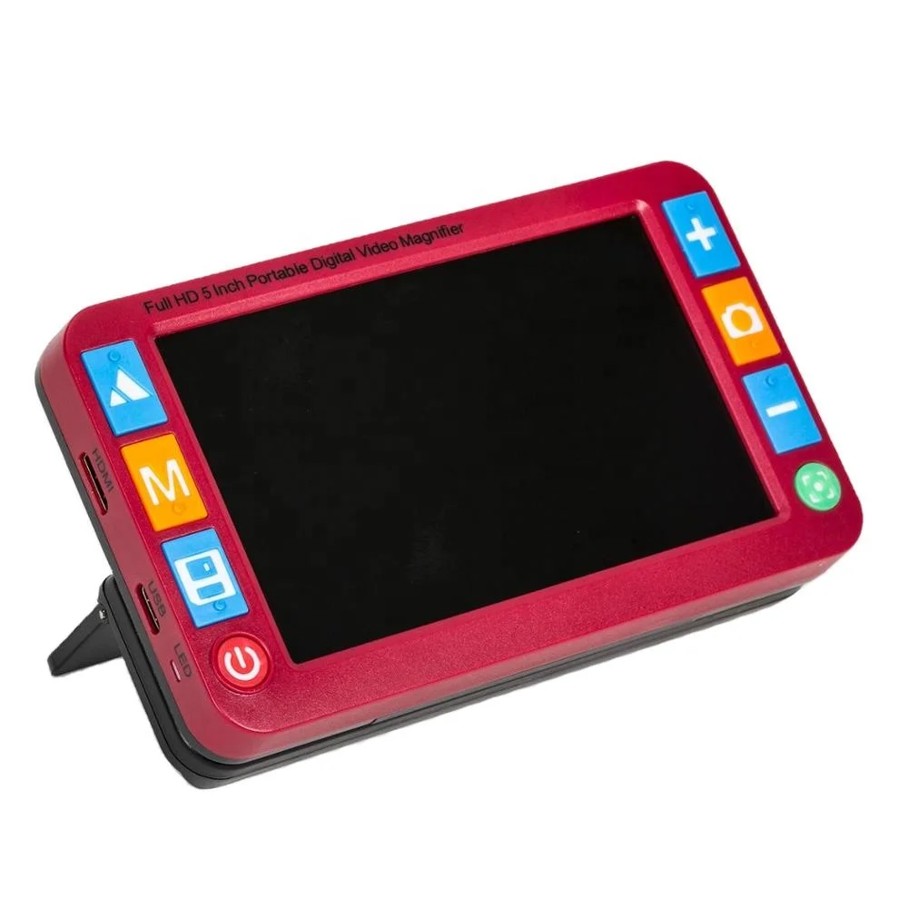 

Portable Eyepad 5 inch LCD Screen Handheld electric Video Magnifier For Low Vision reading