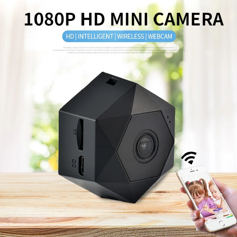 

1080P HD Wi-Fi мини-камера ночного видения с двусторонней передачей звука