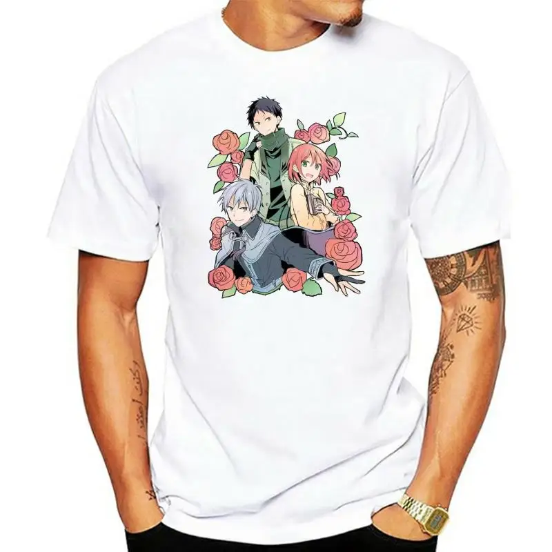 

Мужская футболка с коротким рукавом Akagami no Shirayuki hime унисекс футболка с круглым вырезом Женская футболка