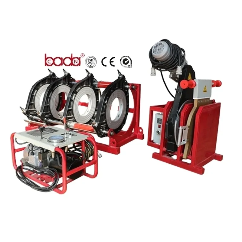 BADA hdpe гидравлический 600 мм 500 350 мм63 -315 соединение труб стыковочный сварочный