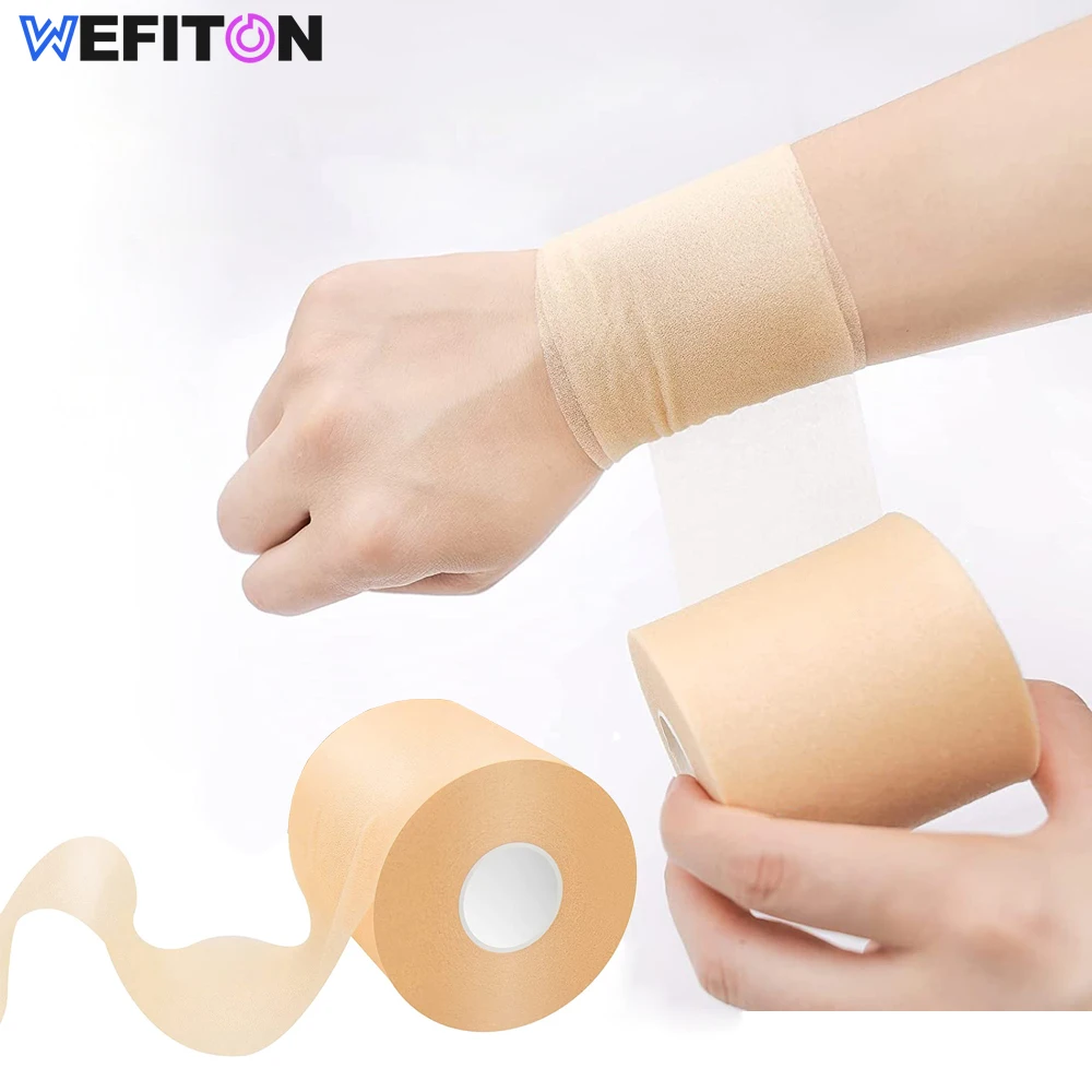 

1-Roll Sports Athletic Wrap Bandage Tape - Athletic Foam Underwrap for Sports, Protect for Ankles Wrists Hands and Knees