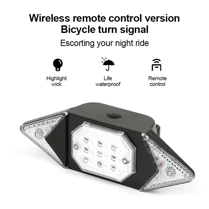 

Smart Wireless Remote Turn Signal Light LED Bicycle Rear Lamp Outdoor Cycling Taillight Easily Installation Bicycle Lantern