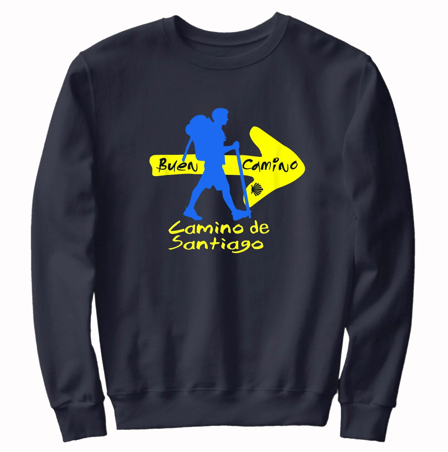 Пуловер с капюшоном The Way of St James Camino De Santiago новые удобные повседневные мужские