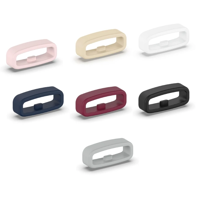 

10pcs Silicone Fastener Ring 18mm / 20mm / 22mm Wristband Keeper Strap Retainer Drop Shipping