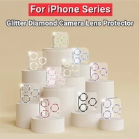 glitter diamond camera protector film for iphone 13 12 11 pro max 13mini back lens protective glass for iphone 12pro 13 pro max