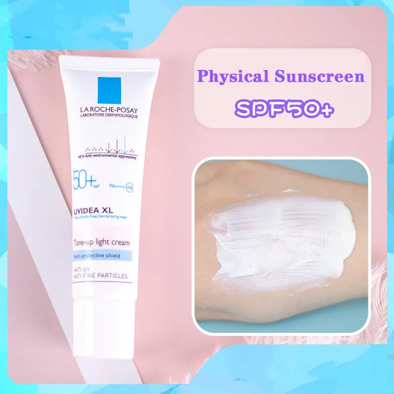 

La Roche-Posay Physical Sunscreen SPF 50+ Anti-UV Pre-Makeup Cosmetic Isolation Lotion Brighten Antioxidant Anti-Fines 30ml