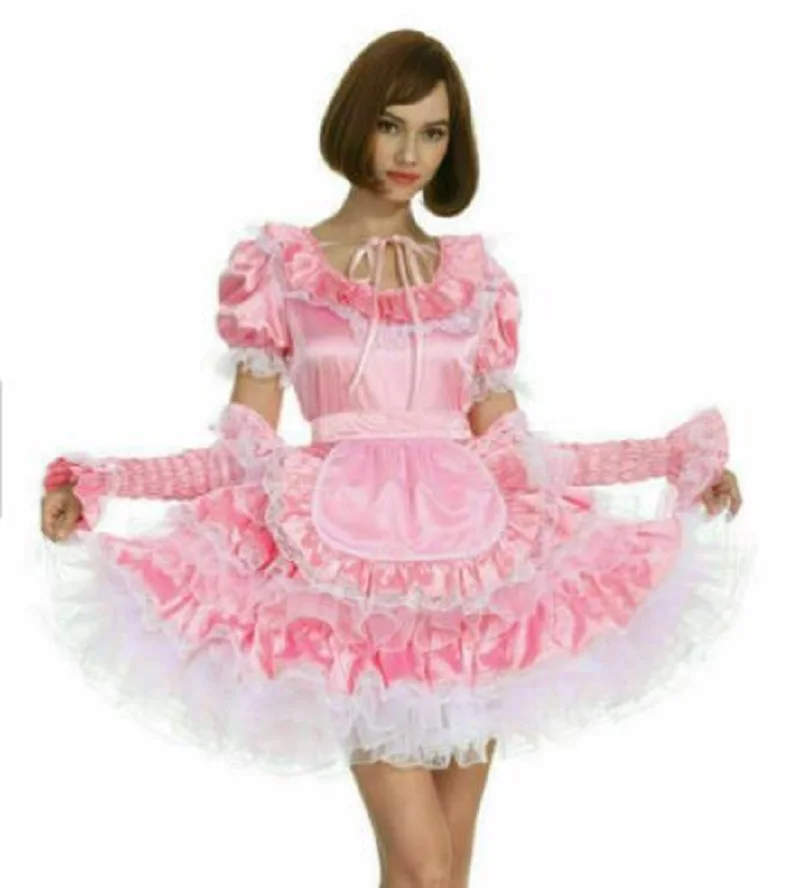 Горячее предложение французская Русалка розовая Запираемая костюм для косплея