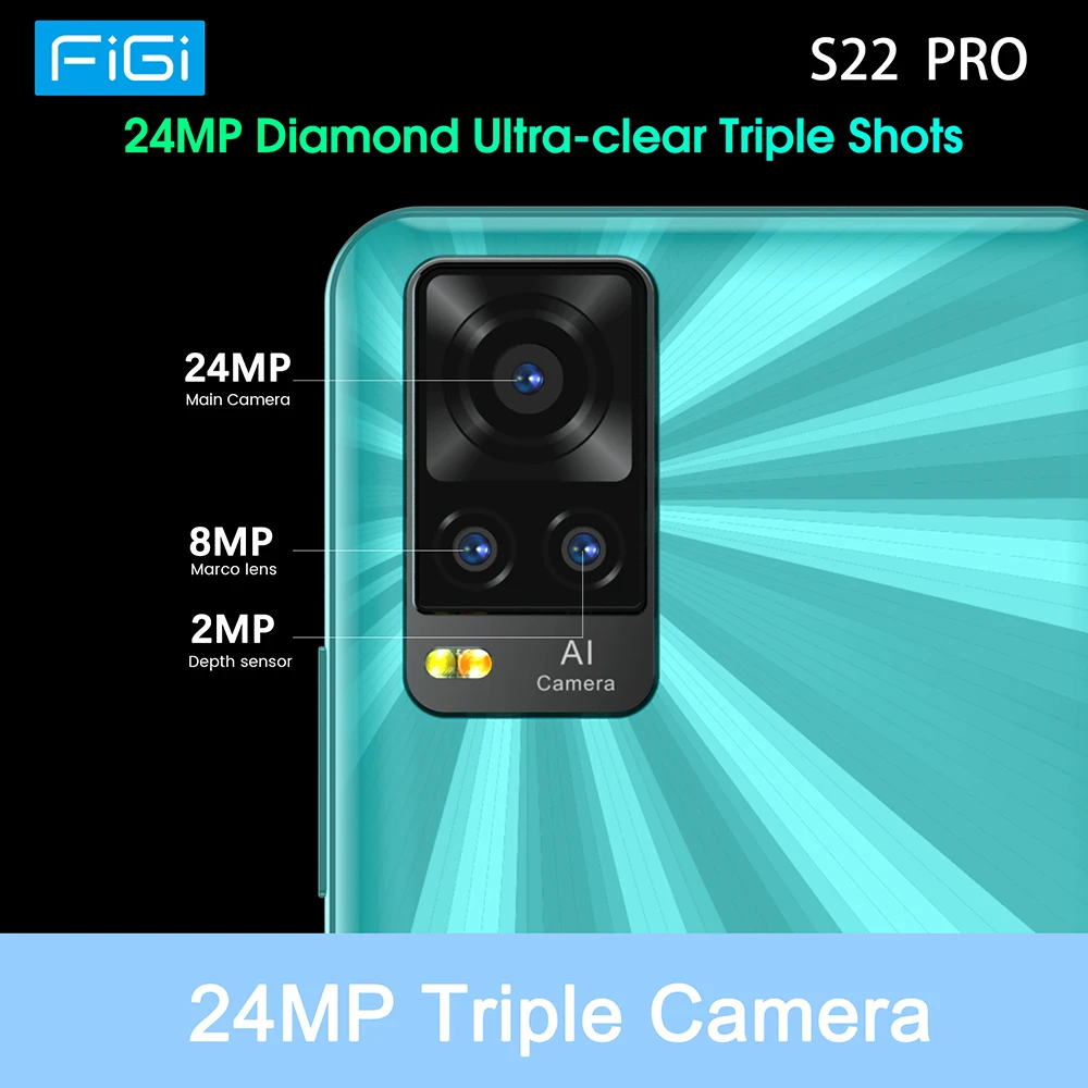 [World Premiere] FIGI S22 Pro Cell Phones 256GB 4G Smartphone Android Mobile Phones 8200mAh Battery 6.95