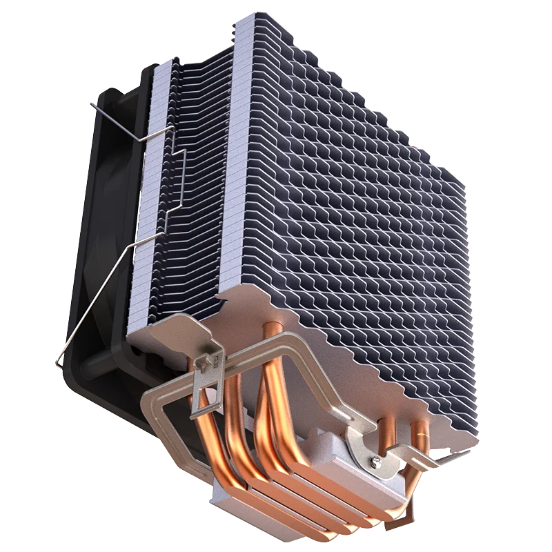 Кулер для процессора с 4 тепловыми трубками 120 мм PWM 4Pin RGB ПК тихий Intel LGA 2011 2011-3 1700 1150