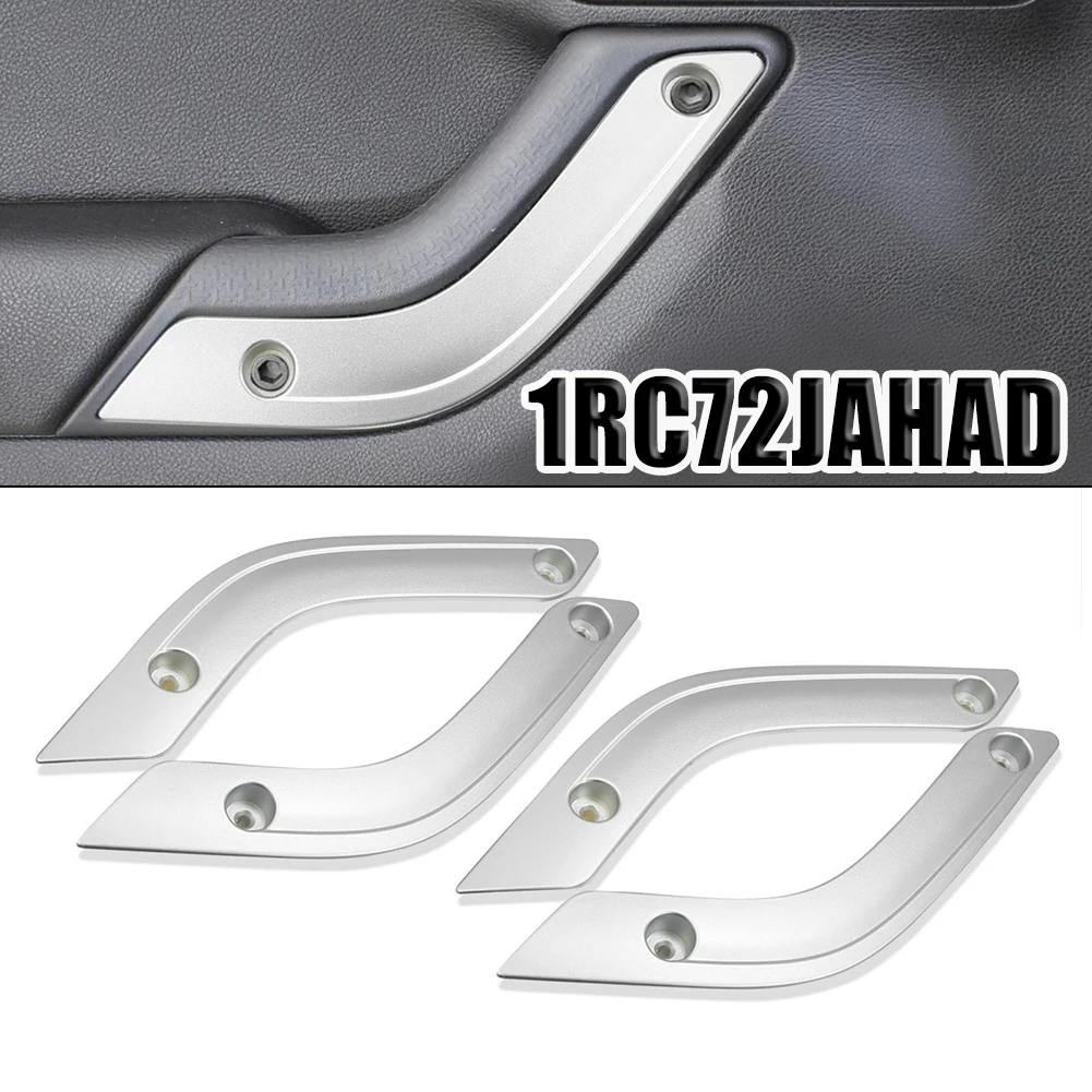 

4pcs Door Handle Cover Trim Panel Decor Sticker Replace For Jeep #1RC72JAHAE Car Accessories High-quality Door Handle Trim