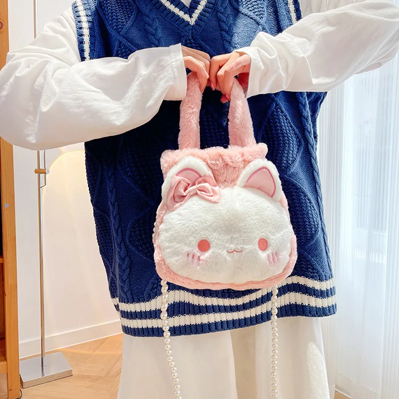 

Women Plush bag Japanese cartoon handbag Girl INS cute shoulder bag