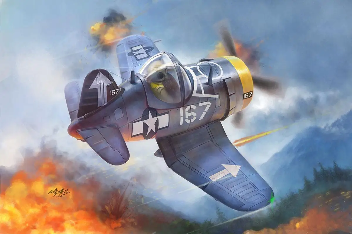 Модель Tiger 114, версия Q, США, темно-синий, фотобоец пиратов 1945