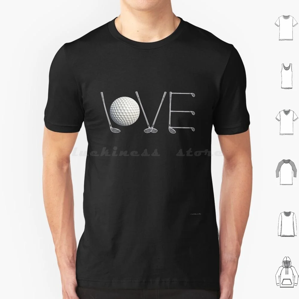 

Classic Love Golf Design With Golf Clubs Gift T Shirt 6Xl Cotton Cool Tee Boys Golf Christian Golf Cute Golf Funny Golf Funny