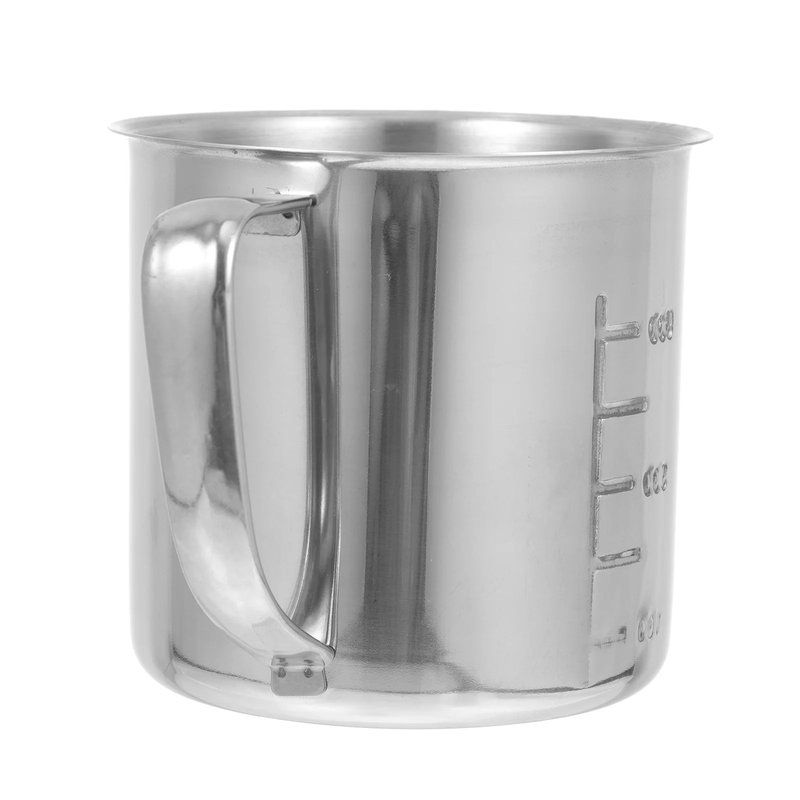 

Liquid Measuring Cup Stainless Steel Vessel Tools Milk Tea Practical Scale Measure