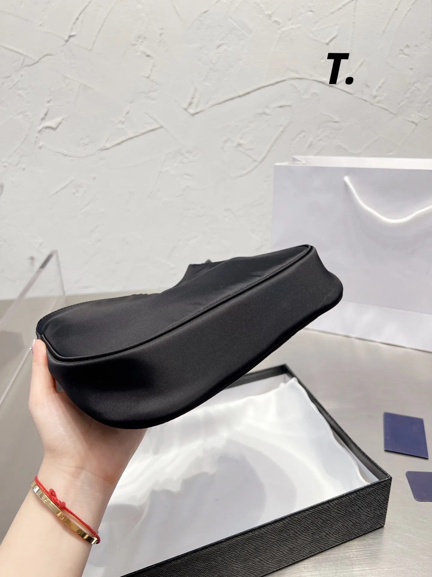 High quality fashion net popular women's bag versatile cool nylon three in one bag armpit bag chain Crossbody handbag