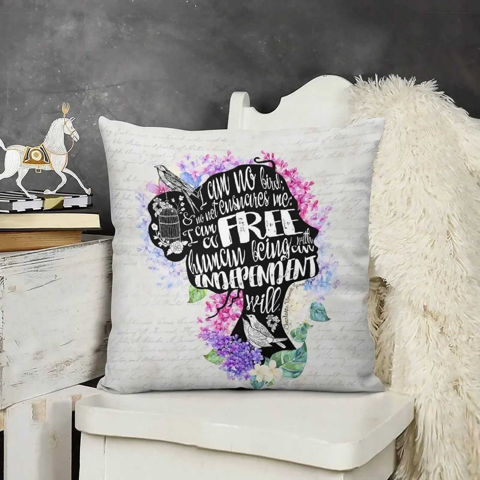 Джейн Эйр-без птицы декоративная подушка чехлы для диванов подушки детей