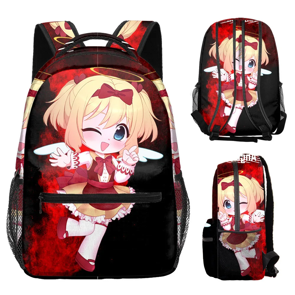 

Popular Kpop Youthful School Bags Unisex New Gacha Life Travel Bags 3D Print Oxford Waterproof Notebook Shoulder Backpacks