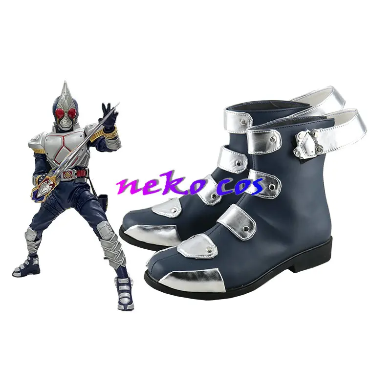 Фото Костюм для косплея Nekocos Rider Blade, золотые ботинки, индивидуальный размер №2