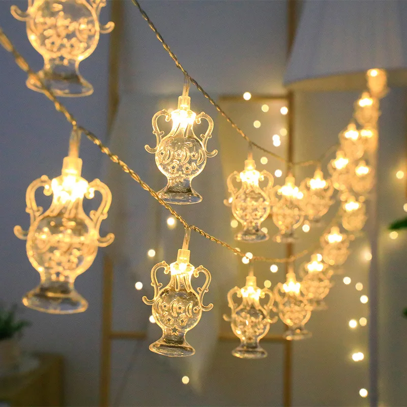 

Ramadan Decorative Lamp LED Star Moon Fairy String Light Battery/USB Operated Bedroom Decor Festival Lighting Wedding Decoration