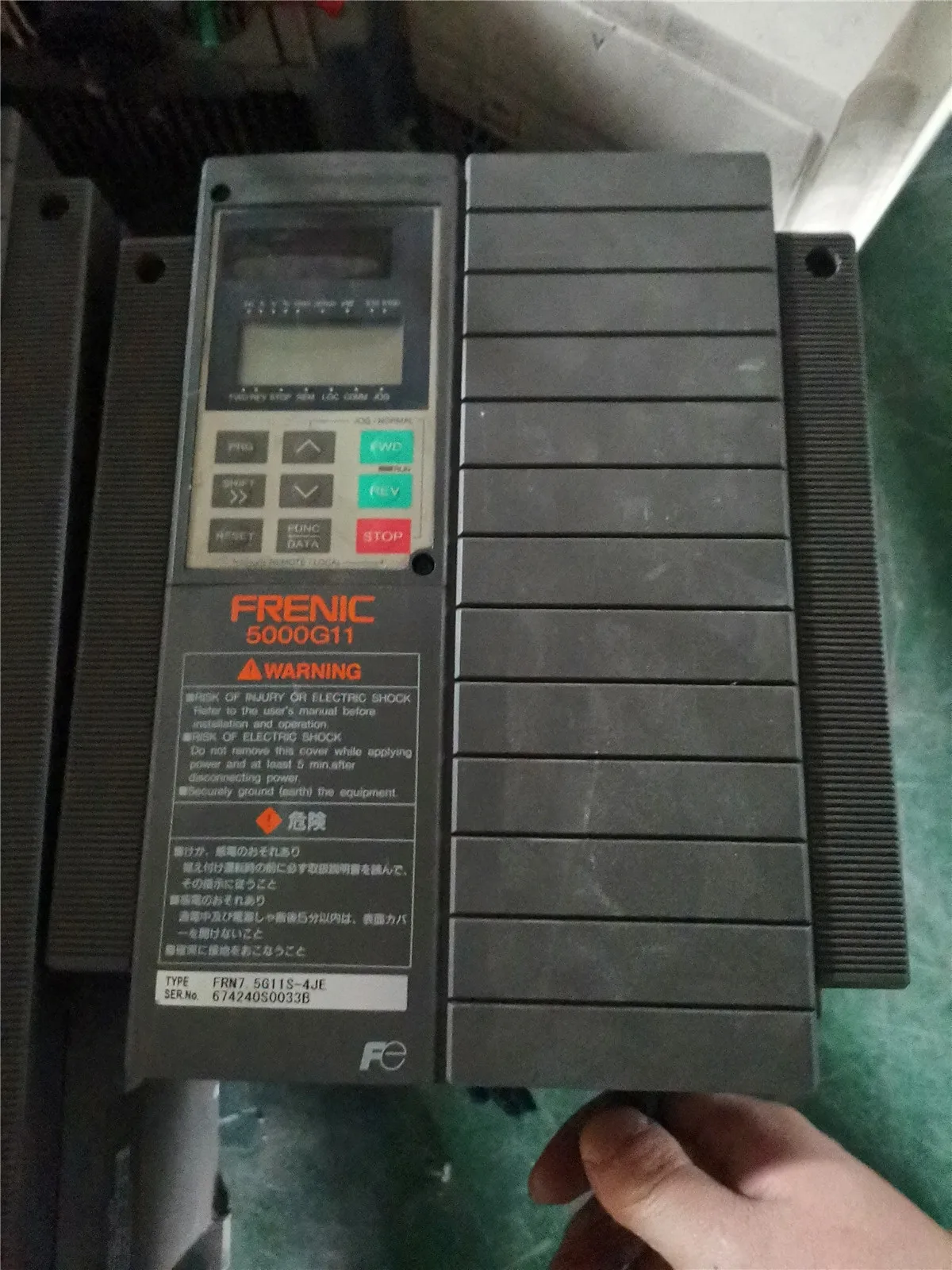 

FRN7.5G11S-4JE 380 кВт 85% в инвертор; Использованный, новый; 3 месяца гарантии, бесплатная доставка