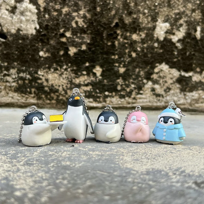 

Genuine Bulk KITAN Gashapon Capsule Toys Positive Energy Penguin Bag Pendant Cartoon Ornament Model Doll