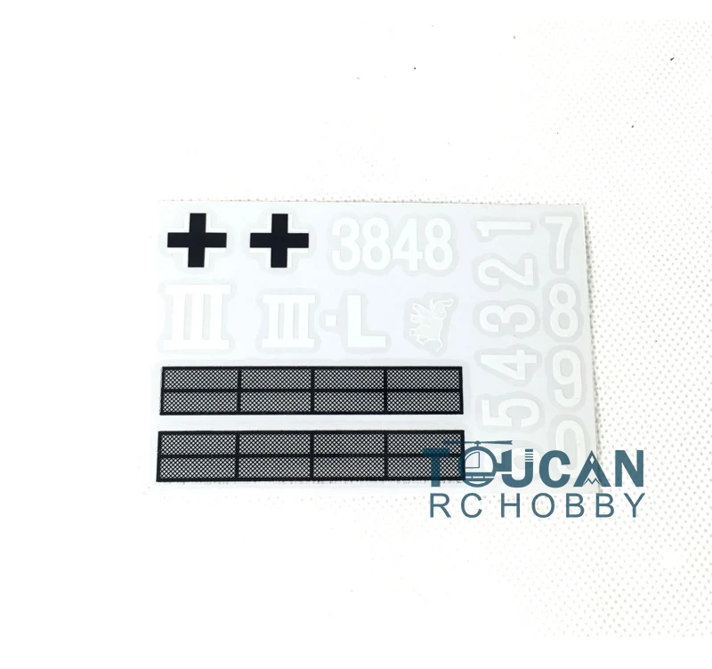 

RC Part Decal Paste Sticker for Heng Long 1/16 Scale German Panzer III L RC Tank 3848 Decoration TH00258-SMT8