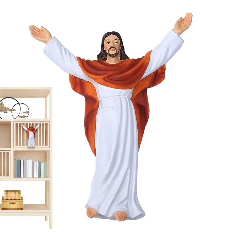 

Декоративная статуэтка из искусственной смолы, автомобильное украшение, христианская СВ, праздничный подарок