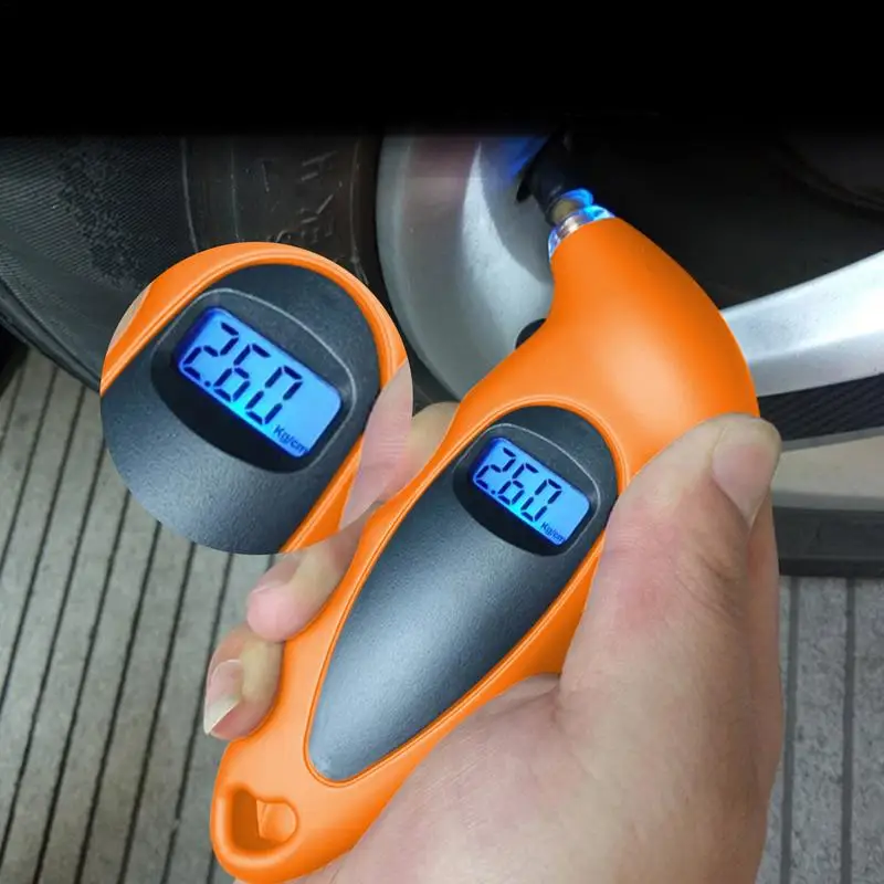 

Digital Tire Air Pressure Gauge Digital 100 PSI 4 Settings With Backlit LCD Display For Automobile Trucks Car Tyre Accessories