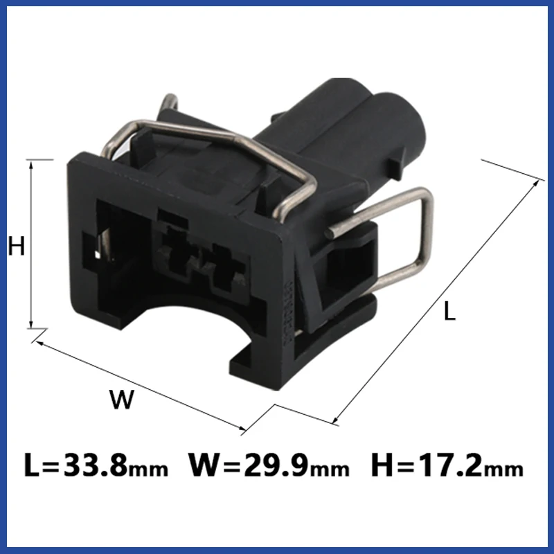 

Automotive EV1 Engine Fuel Injector Plug 037 906 240 829441-1 2 Pin Connector For Nissan Car
