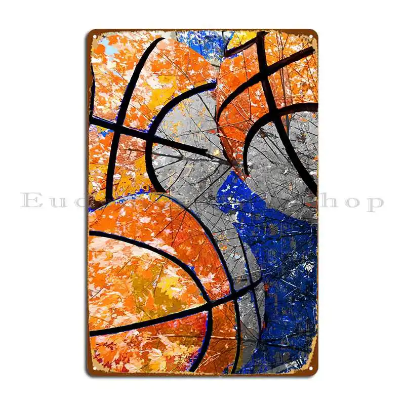 

Баскетбольная Художественная печать S 175 металлическая вывеска Ретро индивидуальный стиль стандартный фотопостер