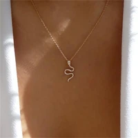 snake necklace new animal pendant girl elegant fashion ladies pendant necklace birthday party jewelry gift wholesale