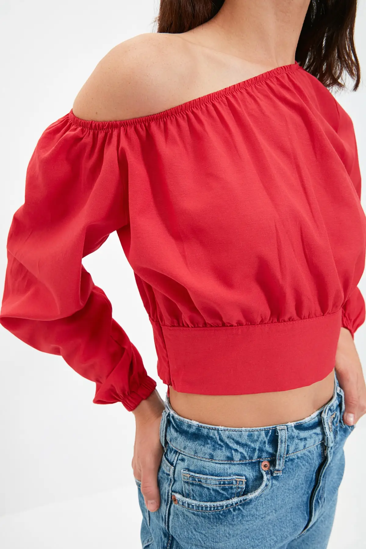 Блузка на одно плечо TWOAW22BZ0554