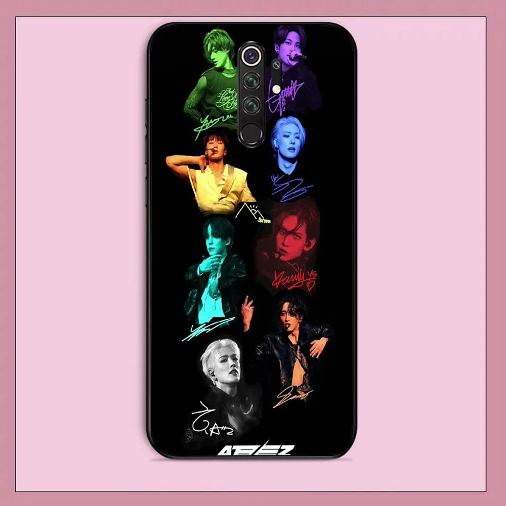 Чехол для телефона KPOP A-ATEEZ Redmi Note 4X5 A 6 7 8 T 9 9S 10 11 11S 11Epro Poco M3 pro