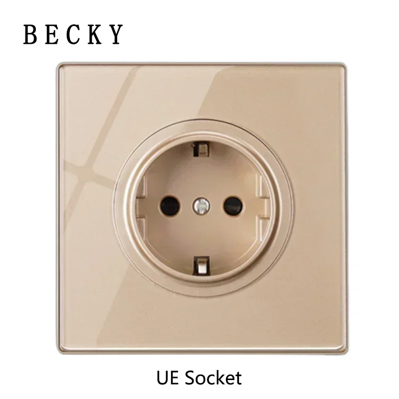 

Золотой ретро выключатель с USB