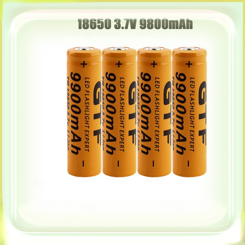 

New Fast Charging 18650 Battery High Quality 9800Mah 3.7V 18650 Li Ion Battery Flashlight Charging Batteri