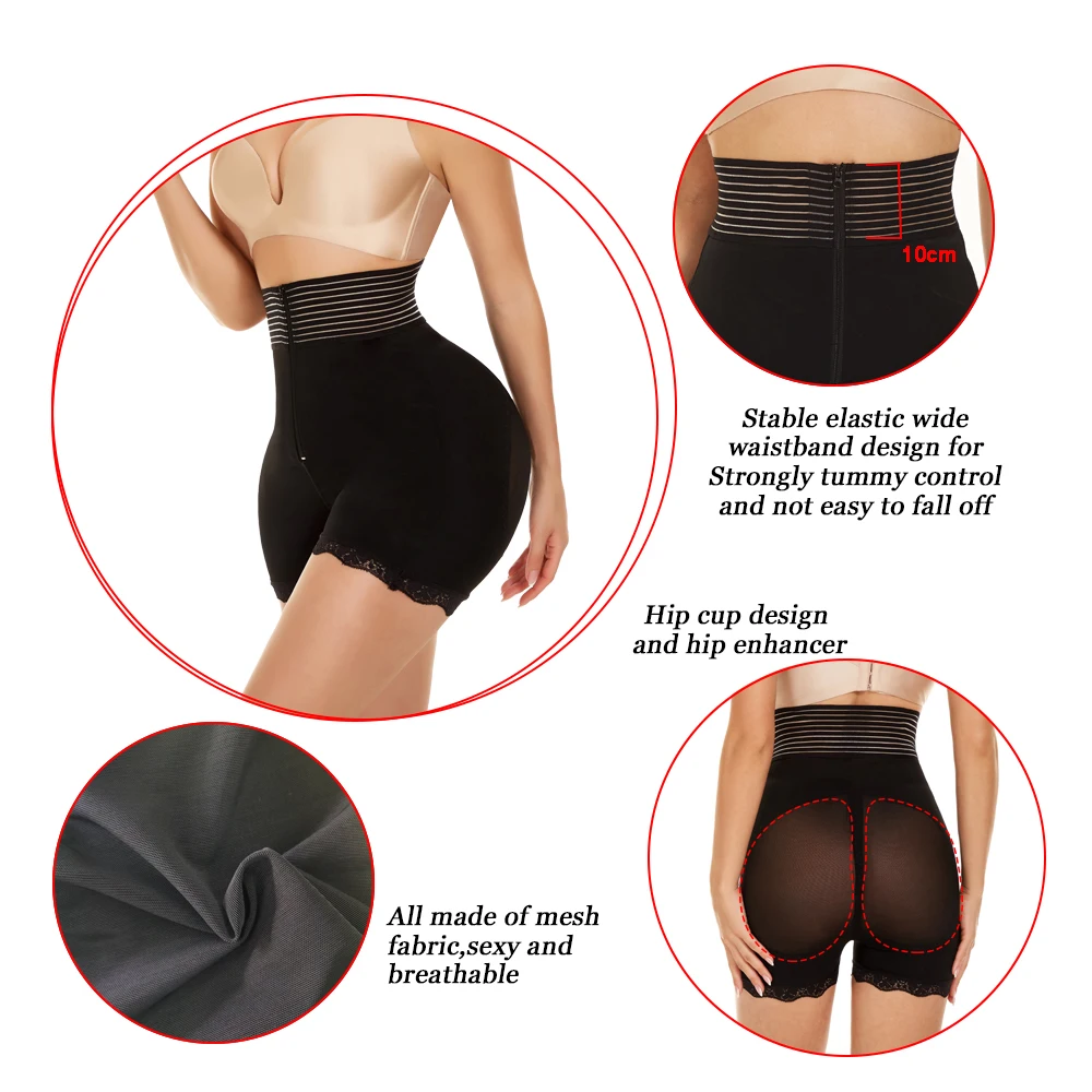 LANFEI Women High Waist Shaper Panties Butt Lifter Postpartum Tummy Control Panties Seamless Body Shapewear Drop Shipping